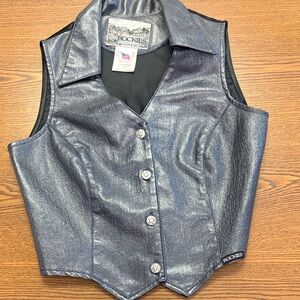 Rockies Metallic Silver Vest